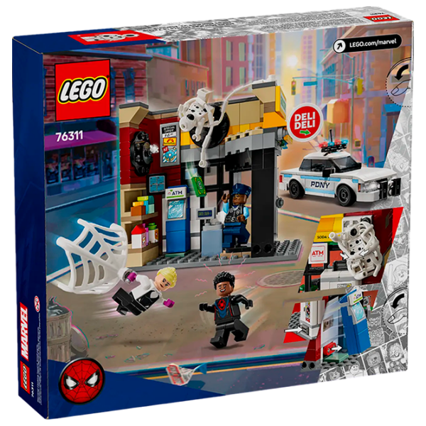Constructor LEGO Miles Morales VS The Spot Multicolor Numărul de piese 375, 9+ photo 8