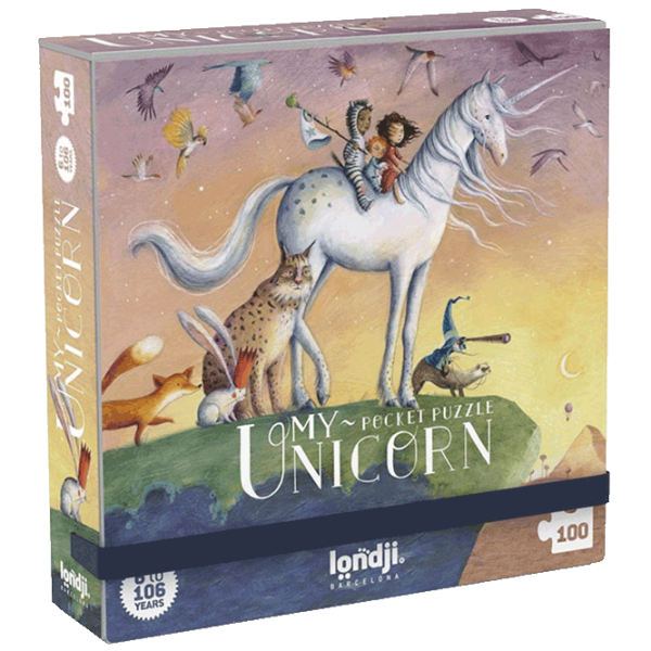Puzzle Londji Pocket My Unicorn (PZ557) Количество деталей: 100, Рекомендуемый возраст: 6+ photo 1