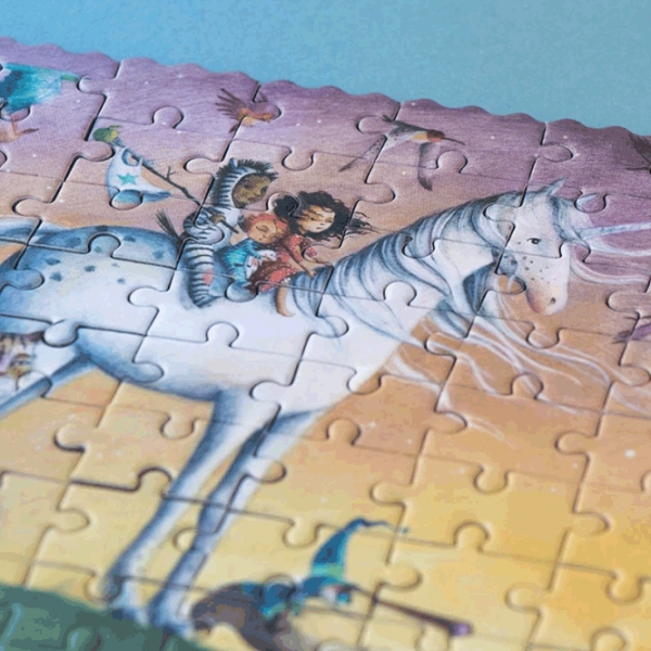 Puzzle Londji Pocket My Unicorn (PZ557) Количество деталей: 100, Рекомендуемый возраст: 6+ photo 3