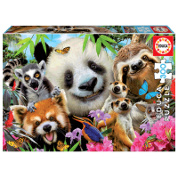 Puzzle Educa Black-Eyed Friends Selfie (18610) Numărul de piese: 300, Vârsta recomandată: 8+