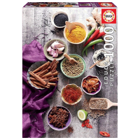 Puzzle Educa Assorted spices (17974) Numărul de piese: 1000, Vârsta recomandată: 10+