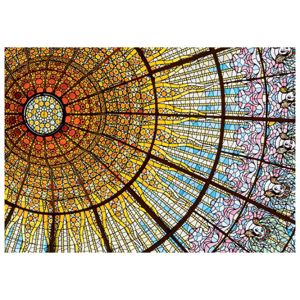 Puzzle Educa Palace Of Catalan Music (19256) Numărul de piese: 1000, Vârsta recomandată: 14+ photo 1