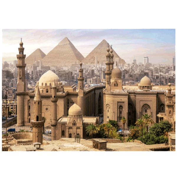 Puzzle Educa Cairo, Egypt (19611) Numărul de piese: 1000, Vârsta recomandată: 14+ photo 2