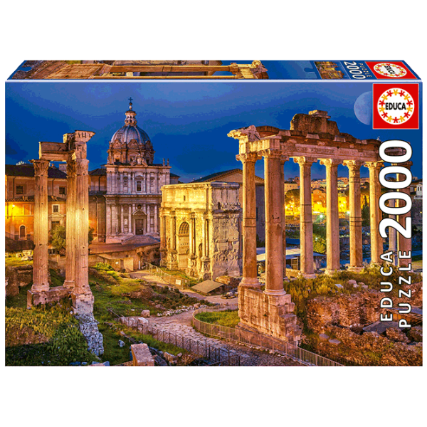 Puzzle Educa Roman forum (19619) Numărul de piese: 2000, Vârsta recomandată: 14+ photo 1