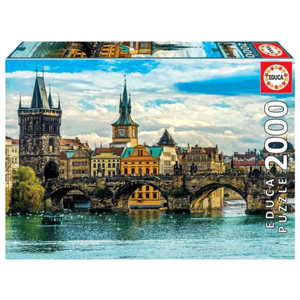Puzzle Educa Prague views (18504) Numărul de piese: 2000, Vârsta recomandată: 14+ photo 1