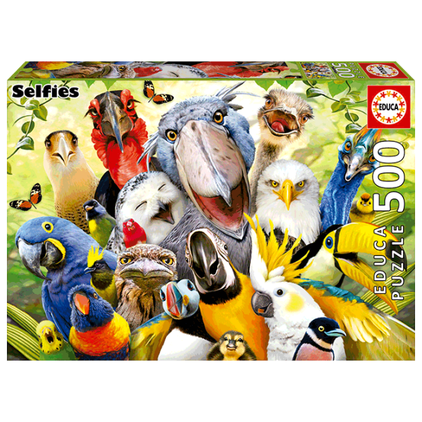 Puzzle Educa Watch The Birdie (19622) Numărul de piese: 500, Vârsta recomandată: 11+ photo 1