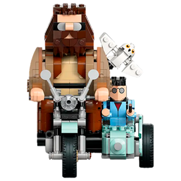 Constructor LEGO Hagrid & Harry's Motorcycle Ride Multicolor Numărul de piese 617, 9+ photo 2