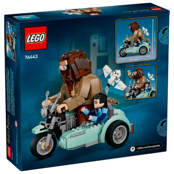Constructor LEGO Hagrid & Harry's Motorcycle Ride Multicolor Numărul de piese 617, 9+ photo 6