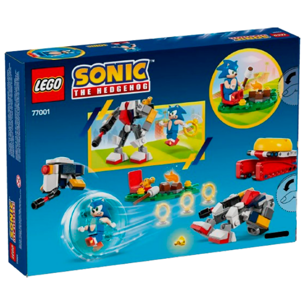 Constructor LEGO Sonic's Campfire Clash Multicolor Numărul de piese 174, 7+ photo 6