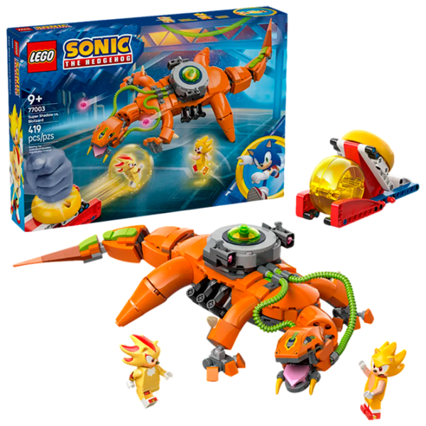 Constructor LEGO Super Shadow VS Boilizard Multicolor Numărul de piese 413, 9+ photo 2