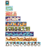 Puzzle Londji 10 Penguins (PZ348) Количество деталей: 55, Рекомендуемый возраст: 3+