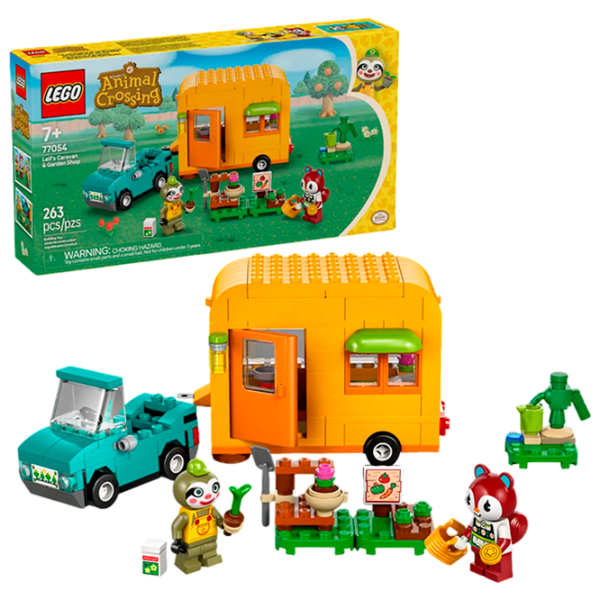 Constructor LEGO Leif's Caravan & Garden Shop Multicolor Numărul de piese 255, 7+ photo 2