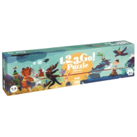 Puzzle Londji 1, 2, 3, go! (PZ303) Количество деталей: 54, Рекомендуемый возраст: 5+