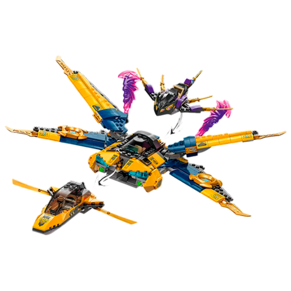 Constructor LEGO Ras and Arin's Super Storm Jet Multicolor Numărul de piese 510, 8+ photo 4