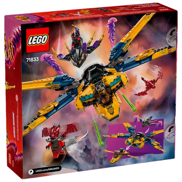 Constructor LEGO Ras and Arin's Super Storm Jet Multicolor Numărul de piese 510, 8+ photo 6