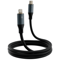 Cablu pentru telefon Proove Powerfull USB Type-C / Lightning Black 
