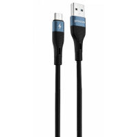 Cablu pentru telefon Proove Light Silicone USB Type-A / microUSB Black 