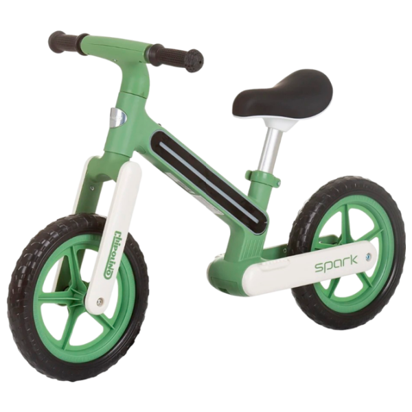 Bicicletă fără pedale Chipolino Spark 12" Green  Oțel / Pentru copii photo 1