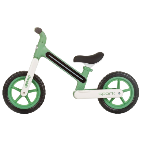 Bicicletă fără pedale Chipolino Spark 12" Green  Oțel / Pentru copii photo 2