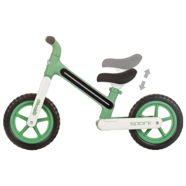 Bicicletă fără pedale Chipolino Spark 12" Green  Oțel / Pentru copii photo 3