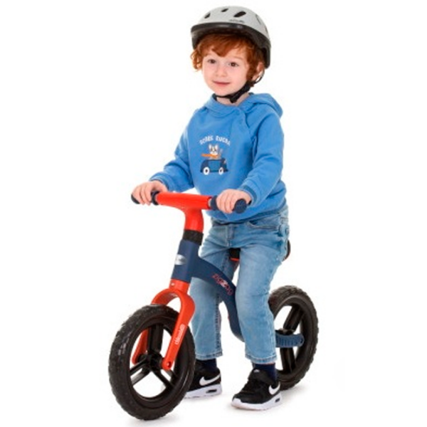 Bicicletă fără pedale Chipolino Zig Zag 12" White  Metal / Pentru copii photo 4