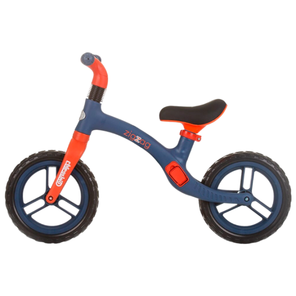 Bicicletă fără pedale Chipolino Zig Zag 12" Blue  Metal / Pentru copii photo 2