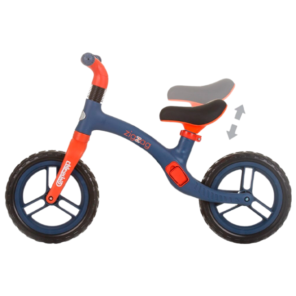 Bicicletă fără pedale Chipolino Zig Zag 12" Blue  Metal / Pentru copii photo 3