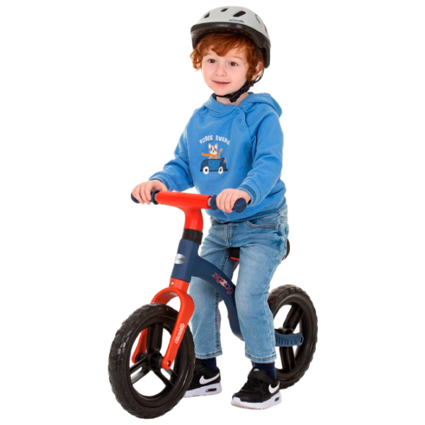 Bicicletă fără pedale Chipolino Zig Zag 12" Blue  Metal / Pentru copii photo 4
