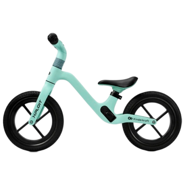 Bicicletă fără pedale KinderKraft Xploit 12" Turquoise  Aliaj de magneziu / Pentru copii photo 2