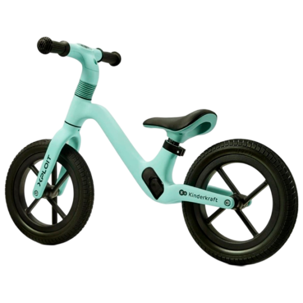 Bicicletă fără pedale KinderKraft Xploit 12" Turquoise  Aliaj de magneziu / Pentru copii photo 3