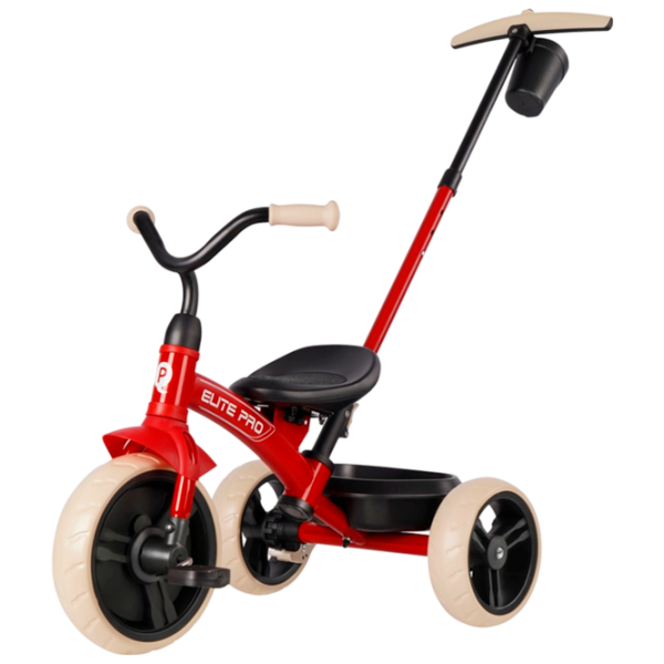 Трицикл Qplay Elite Pro Красный  Металл / Детский photo 1