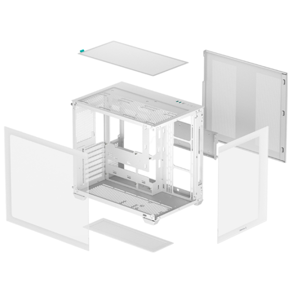 Корпус Deepcool CG530 WH Белый ITX photo 11