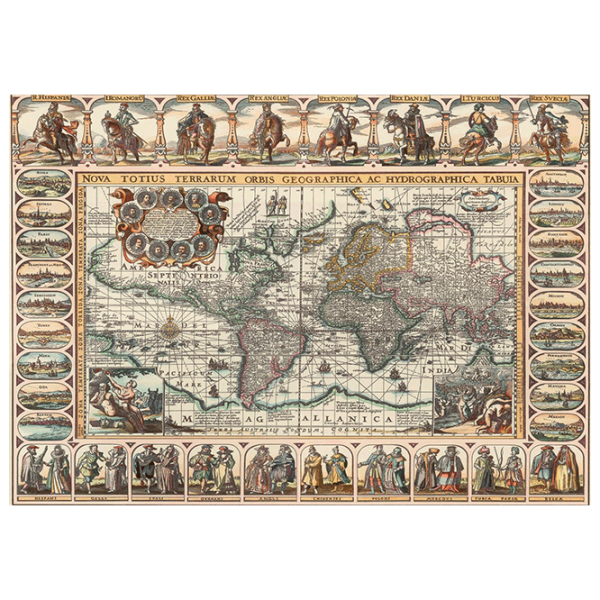 Puzzle Art Puzzle Old World Map (8697950845847) Количество деталей: 1000, Рекомендуемый возраст: 15+ photo 2