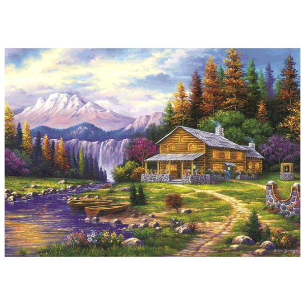 Puzzle Art Puzzle Sunset in the Mountains (8697950842303) Количество деталей: 1000, Рекомендуемый возраст: 15+ photo 2