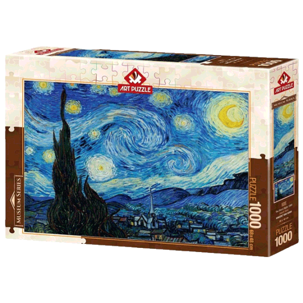 Puzzle Art Puzzle Starry Night (8682450142022) Numărul de piese: 1000, Vârsta recomandată: 15+ photo 1