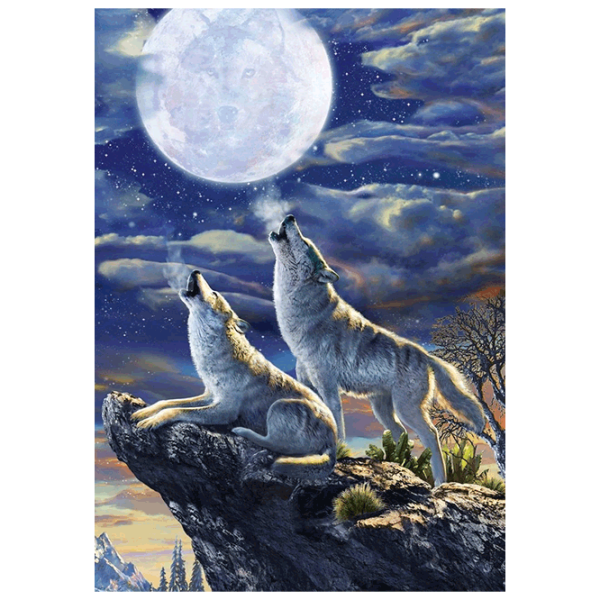 Puzzle Art Puzzle Full Moon Wolves (8682450142176) Количество деталей: 1000, Рекомендуемый возраст: 15+ photo 2
