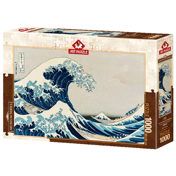 Puzzle Art Puzzle The Great Wave (Kanagawa) (8682450142435) Numărul de piese: 1000, Vârsta recomandată: 15+ photo 1