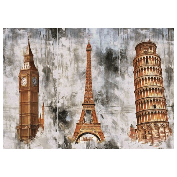 Puzzle Art Puzzle Three Cities Three Towers (8682450141995) Количество деталей: 1000, Рекомендуемый возраст: 15+ photo 2
