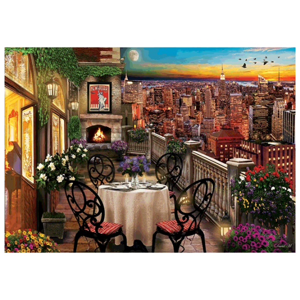 Puzzle Art Puzzle Dinner in New York (8682450141841) Количество деталей: 1000, Рекомендуемый возраст: 15+ photo 2