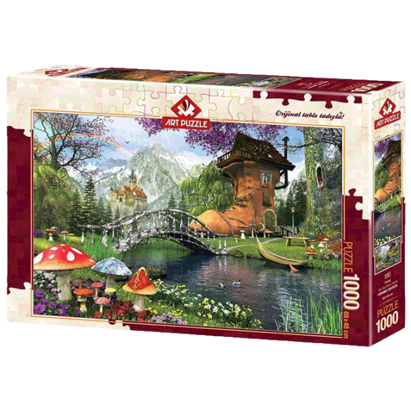 Puzzle Art Puzzle Postal (8697950844673) Numărul de piese: 1000, Vârsta recomandată: 15+ photo 1