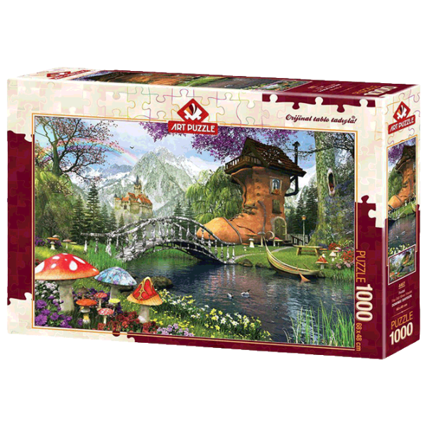 Puzzle Art Puzzle Postal (8697950844673) Numărul de piese: 1000, Vârsta recomandată: 15+ photo 1