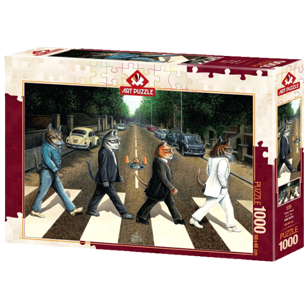 Puzzle Art Puzzle Cat Path (8682450141933) Numărul de piese: 1000, Vârsta recomandată: 15+ photo 1
