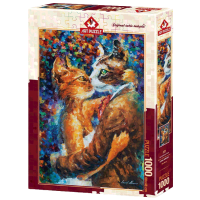 Puzzle Art Puzzle Dance of Cats in Love (8697950842266) Количество деталей: 1000, Рекомендуемый возраст: 15+