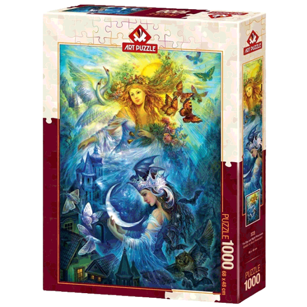 Puzzle Art Puzzle Day and Night Princesses (8682450142183) Количество деталей: 1000, Рекомендуемый возраст: 15+ photo 1