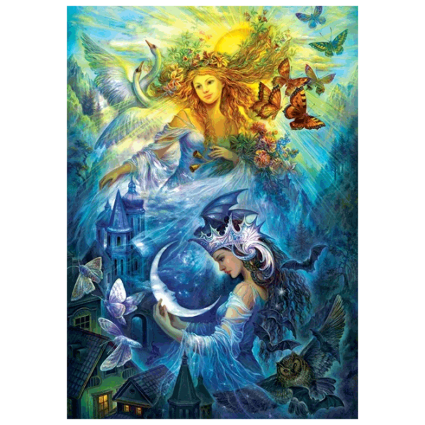 Puzzle Art Puzzle Day and Night Princesses (8682450142183) Количество деталей: 1000, Рекомендуемый возраст: 15+ photo 2