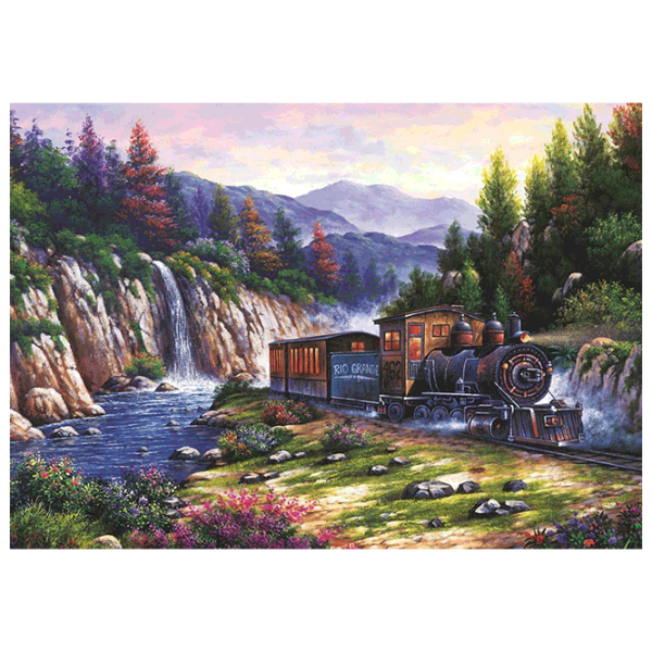 Puzzle Art Puzzle Travel by Train (8697950842334) Количество деталей: 1000, Рекомендуемый возраст: 15+ photo 2