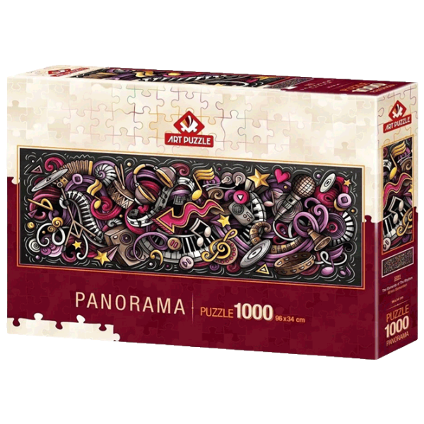 Puzzle Art Puzzle Elements of Rhythm (8682450143517) Numărul de piese: 1000, Vârsta recomandată: 15+ photo 1