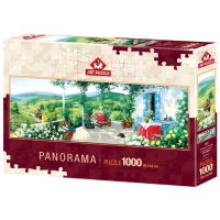 Puzzle Art Puzzle Guest on the Patio (8682450143494) Количество деталей: 1000, Рекомендуемый возраст: 15+