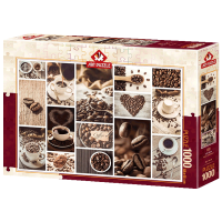 Puzzle Art Puzzle Coffee Beans (8682450142336) Количество деталей: 1000, Рекомендуемый возраст: 15+