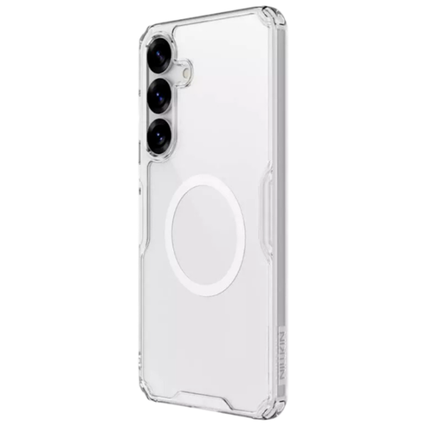 Чехол для смартфона Samsung Galaxy S25 Plus 5G (Nillkin Magnetic) Прозрачный Белый Nillkin, PC, MagSafe Back photo 2